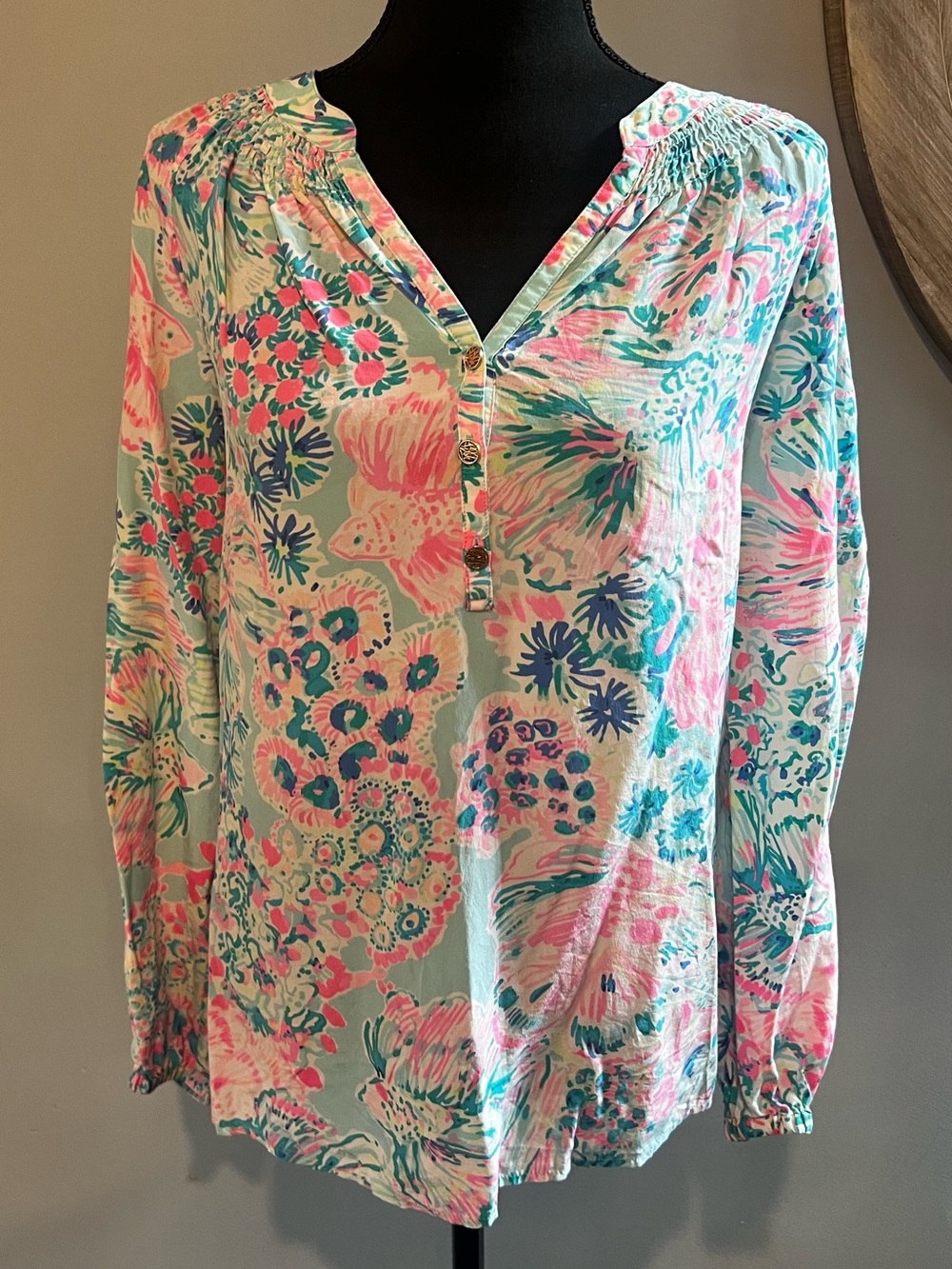 Lilly Pulitzer Elsa Blouse Gypsea XL